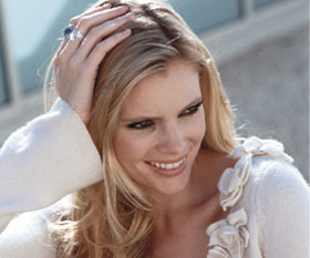 Happy, Model, Outside, White, Beauty, Woman and Home
