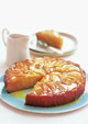 Easy peach drizzle cake recipe