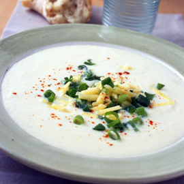 Cauliflower cheese soup recipe Cauliflower cheese soup recipe