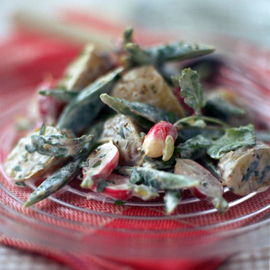 Mustardy new potato salad recipe