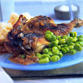 Phil Vickery's grilled guinea fowl with limes recipe Phil Vickery's grilled guinea fowl with limes recipe