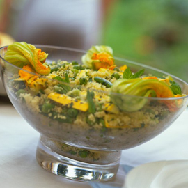Couscous with yellow courgette and peas recipe Couscous with yellow courgettes and peas-couscous recipes-new recipes-recipe ideas-woman and home