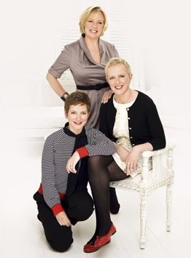 Deborah Meaden and sisters-May 2009 Deborah Meaden and sisters-sisters-lifestyle-celebrity-woman and home
