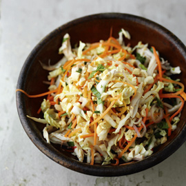 Vietnamese chicken salad with Chinese cabbage and bean sprouts recipe Vietnamese chicken salad with Chinese cabbage and bean sprouts recipe