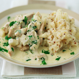 Creamy pork one-pot