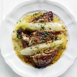 Honeyed Chicken with Braised Chicory Honeyed Chicken with Braised Chicory recipe-chicken recipes-recipe ideas-new recipes-woman and home