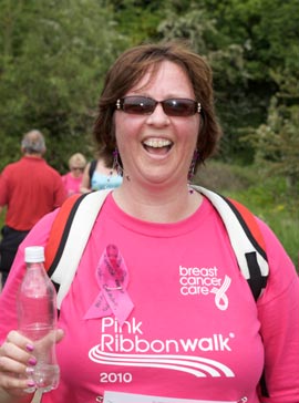 Harewood House Pink Ribbonwalk 2010-breast cancer care-ribbonwalk-woman and home