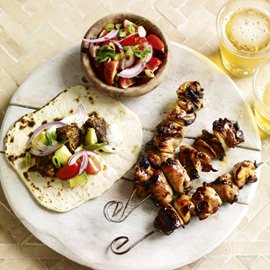 Spicy Grilled Chicken Skewers cajon tacos-chicken skewers recipe-summer recipes-recipe ideas-woman and home