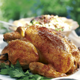 Roasted lemon and bay chicken recipe Roasted lemon and bay chicken recipe