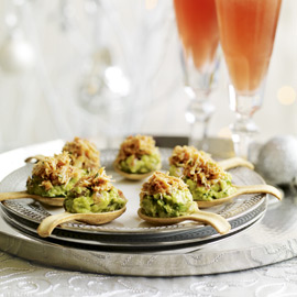 Citrus Crab and Guacamole Pastry Spoons Citrus Crab and Guacamole Pastry Spoons