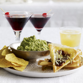 Edamame, Pea and Wasabi Dip with Tortillas Edamame, Pea and Wasabi Dip with Tortillas