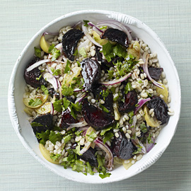 Beetroot, barley and preserved lemon salad recipe Beetroot, barley and preserved lemon salad recipe