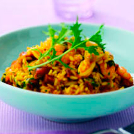 Seafood, saffron and chorizo risotto recipe Seafood, saffron and chorizo risotto recipe