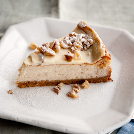 Walnut and Maple Syrup Cheesecake Walnut and maple syrup cheesecake-woman and home