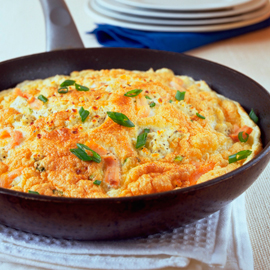Smoked salmon soufflé omelette recipe Smoked salmon soufflé omelette recipe