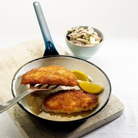 Herby chicken schnitzel recipe