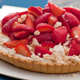 Strawberry meringue tart recipe Strawberry meringue tart recipe