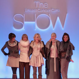 Breast Cancer Care London Fashion Show-woman and home events