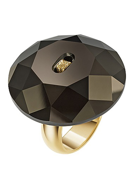 Swarovski Crystallized Button Bright Large Ring 