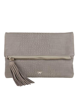 Anya Hindmarch Huxley Clutch in Grey 