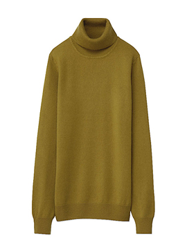 Uniqlo Cashmere Polo Neck Sweater