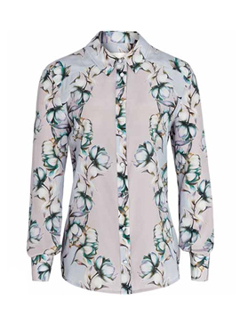 Reiss Kara Bell Sleeve Fitted Blouse