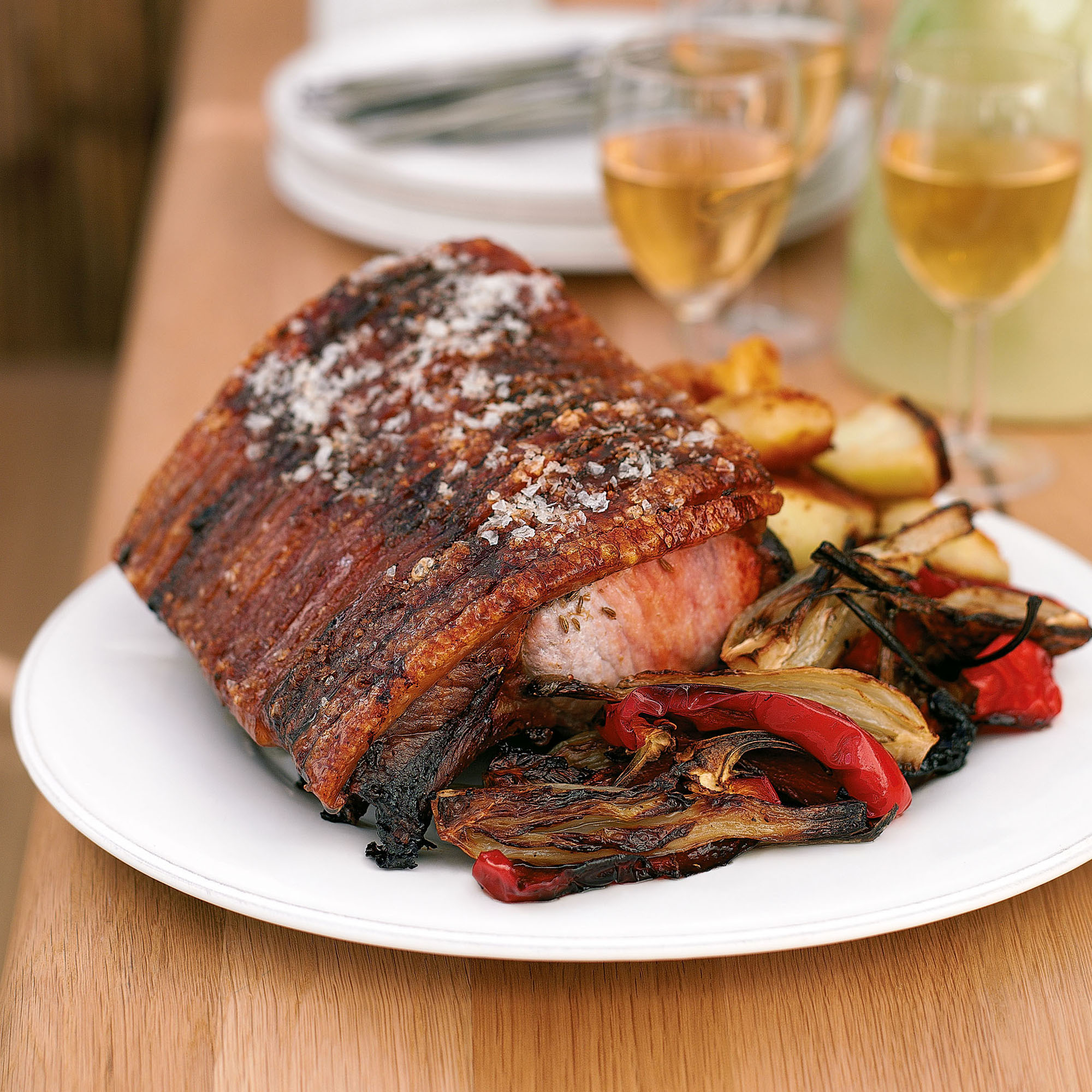 Loin of Pork with Crackling and Roasted Fennel Loin of Pork with Crackling and Roasted Fennel