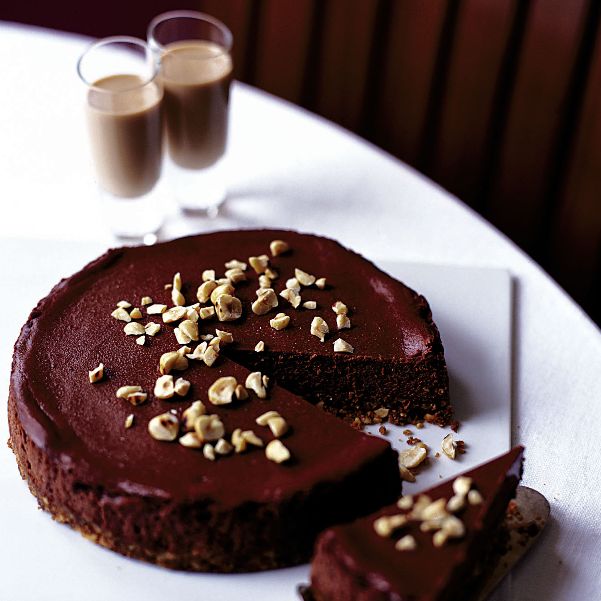 Chocolate, Hazelnut and Amarula Cheesecake Chocolate, Hazelnut and Amarula Cheesecake recipe-recipe ideas-new recipes-woman and home