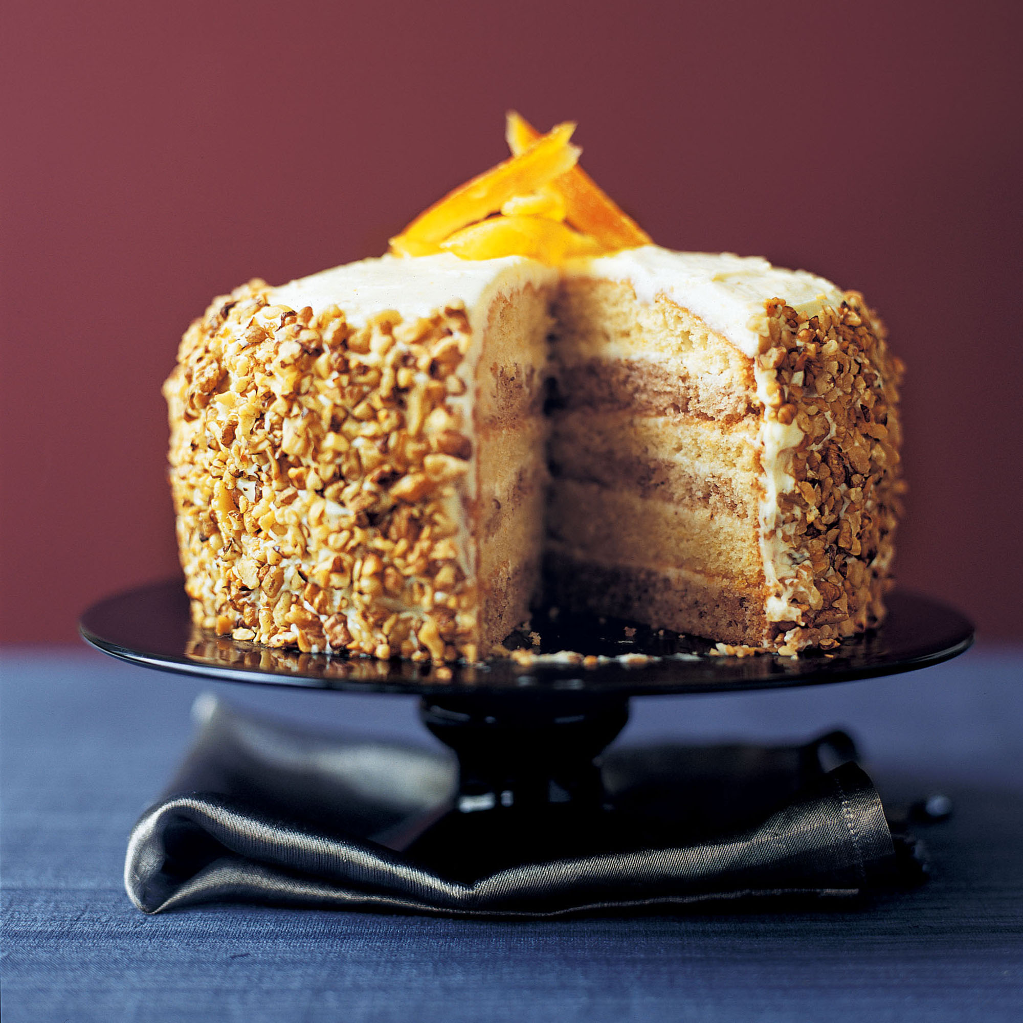 Orange and Walnut Layer Cake Orange and Walnut Layer Cake