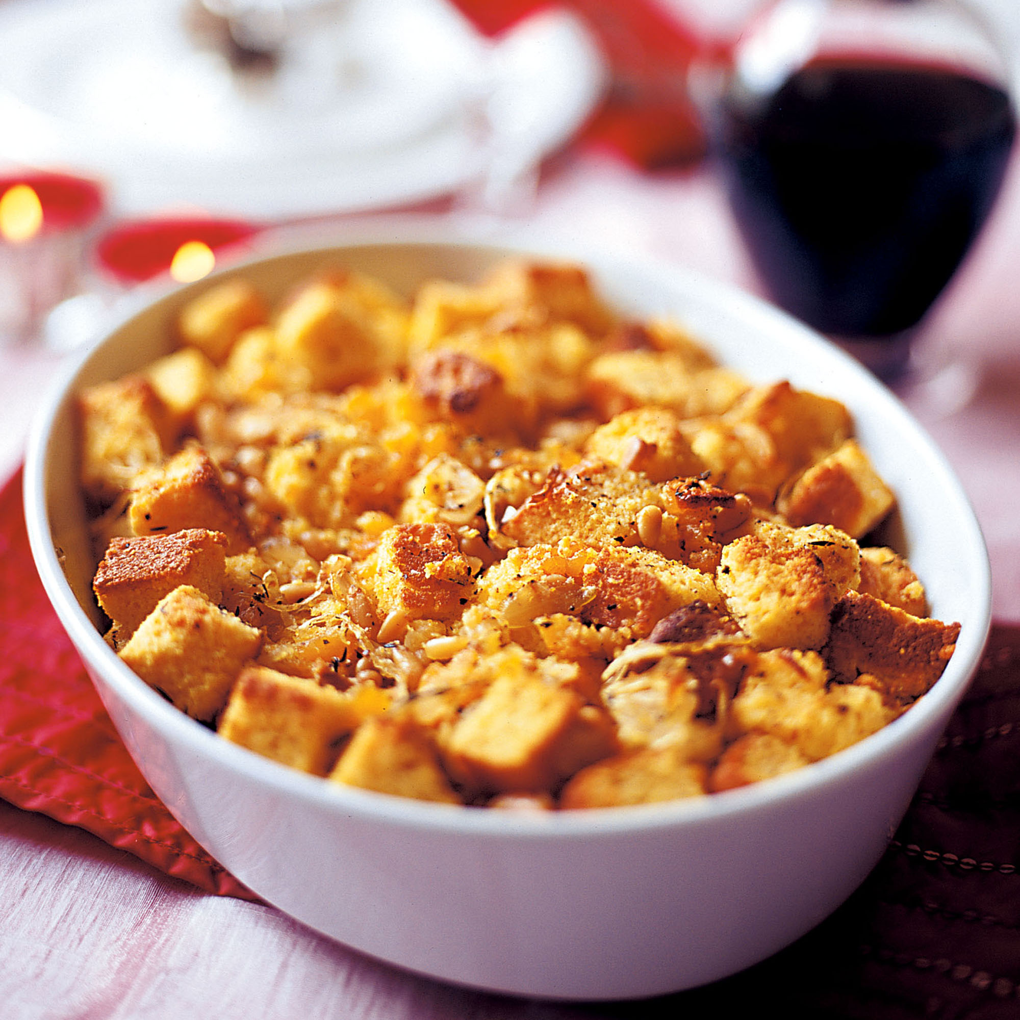 Cornbread, apricot and thyme stuffing recipe