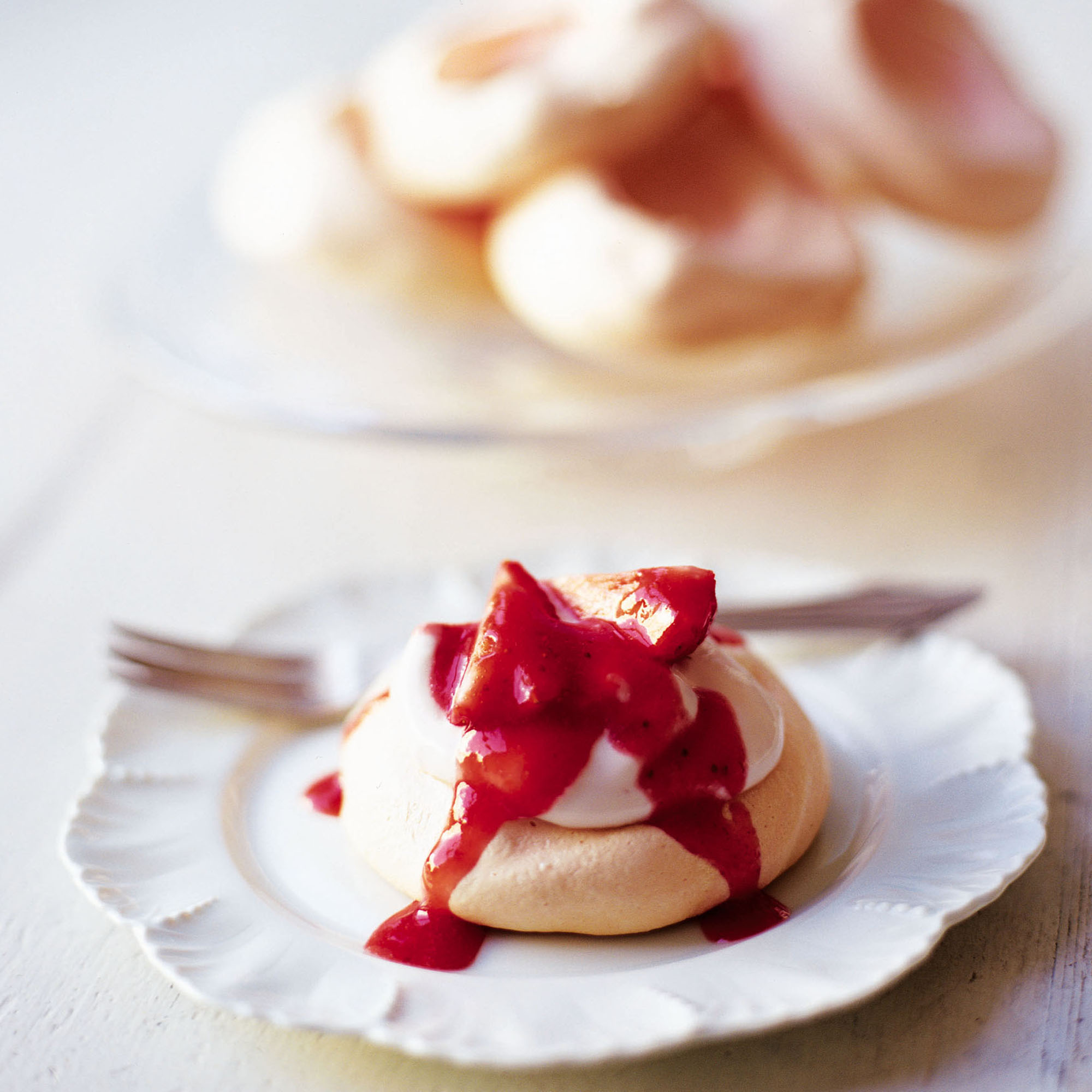 Pink Meringues with Strawberry Cream Pink Meringues with Strawberry Cream recipe-recipe ideas-new recipes-woman and home