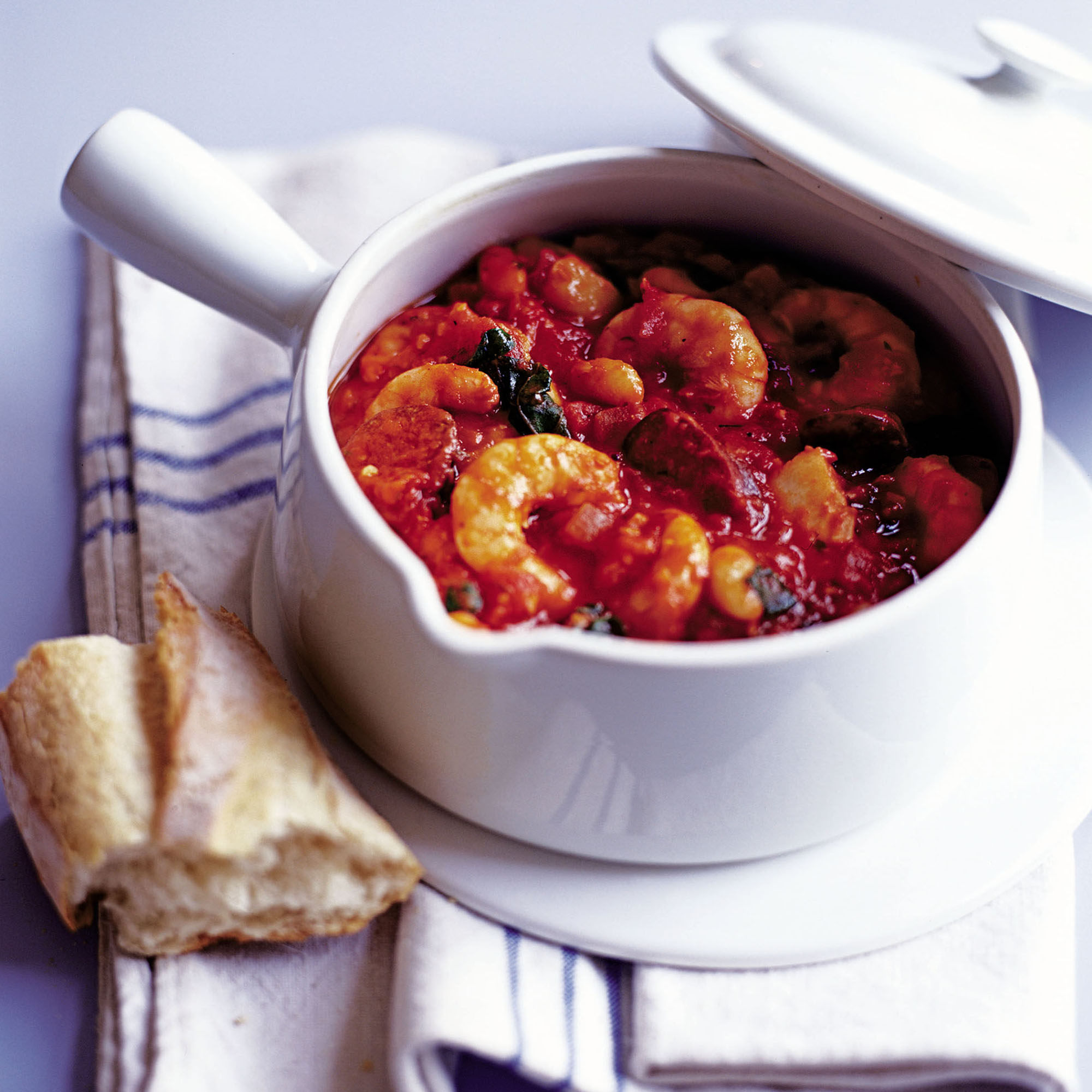 Chorizo, prawn and cod stew recipe Chorizo, prawn and cod stew recipe