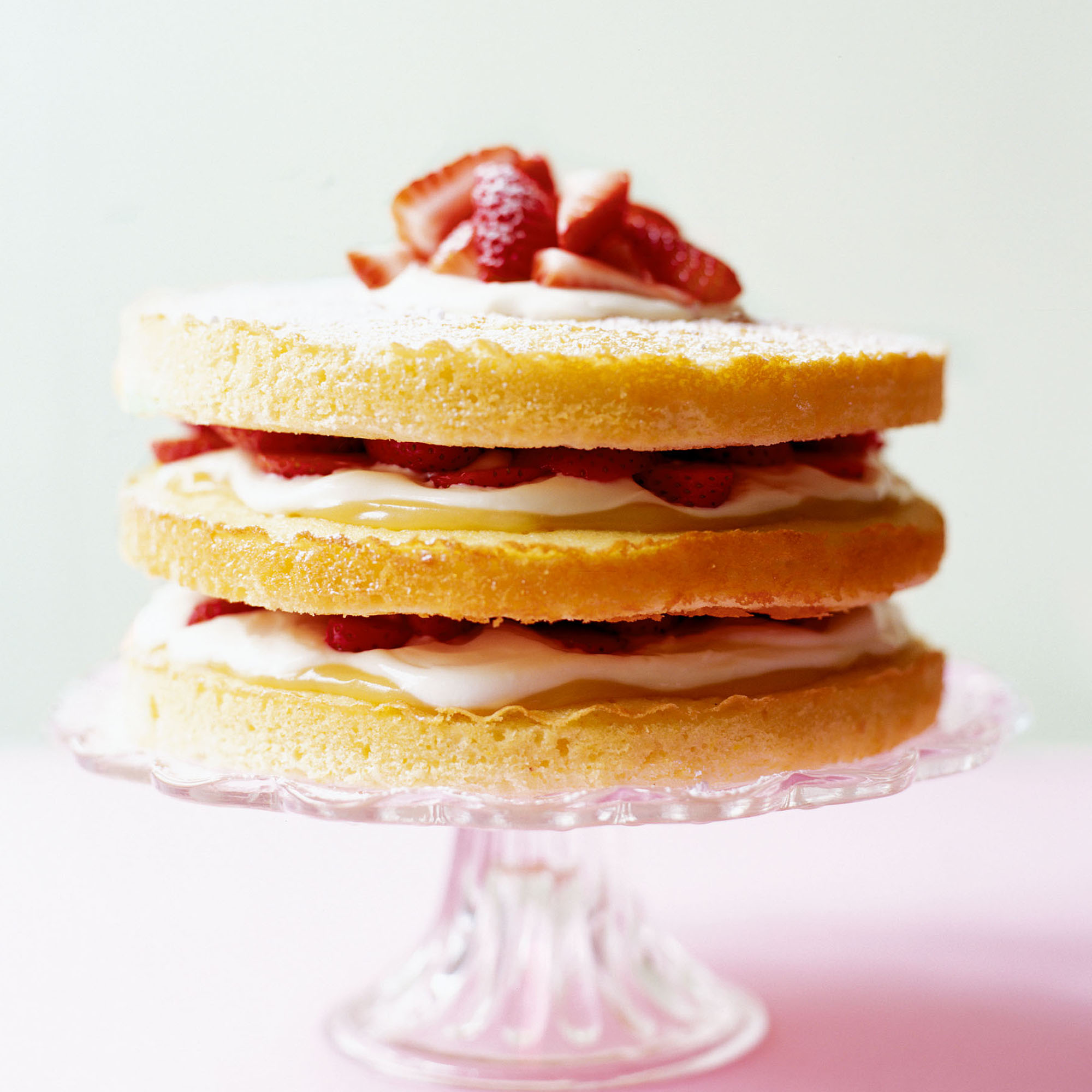 Strawberry and Lemon Triple Layer Cake Strawberry and Lemon Triple Layer Cake recipe-cake recipes-recipe ideas-new recipes-woman and home