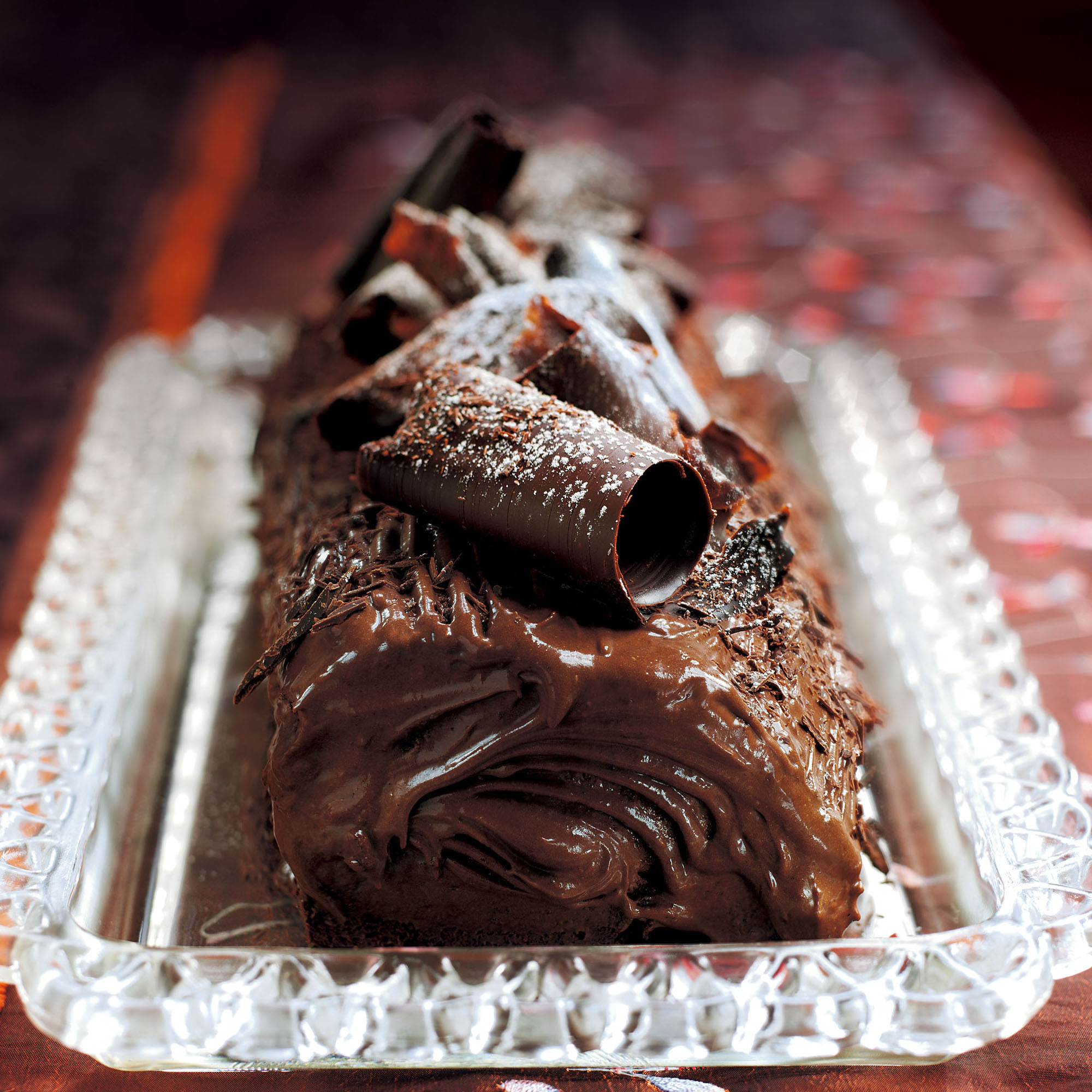 Christmas chocolate log recipe