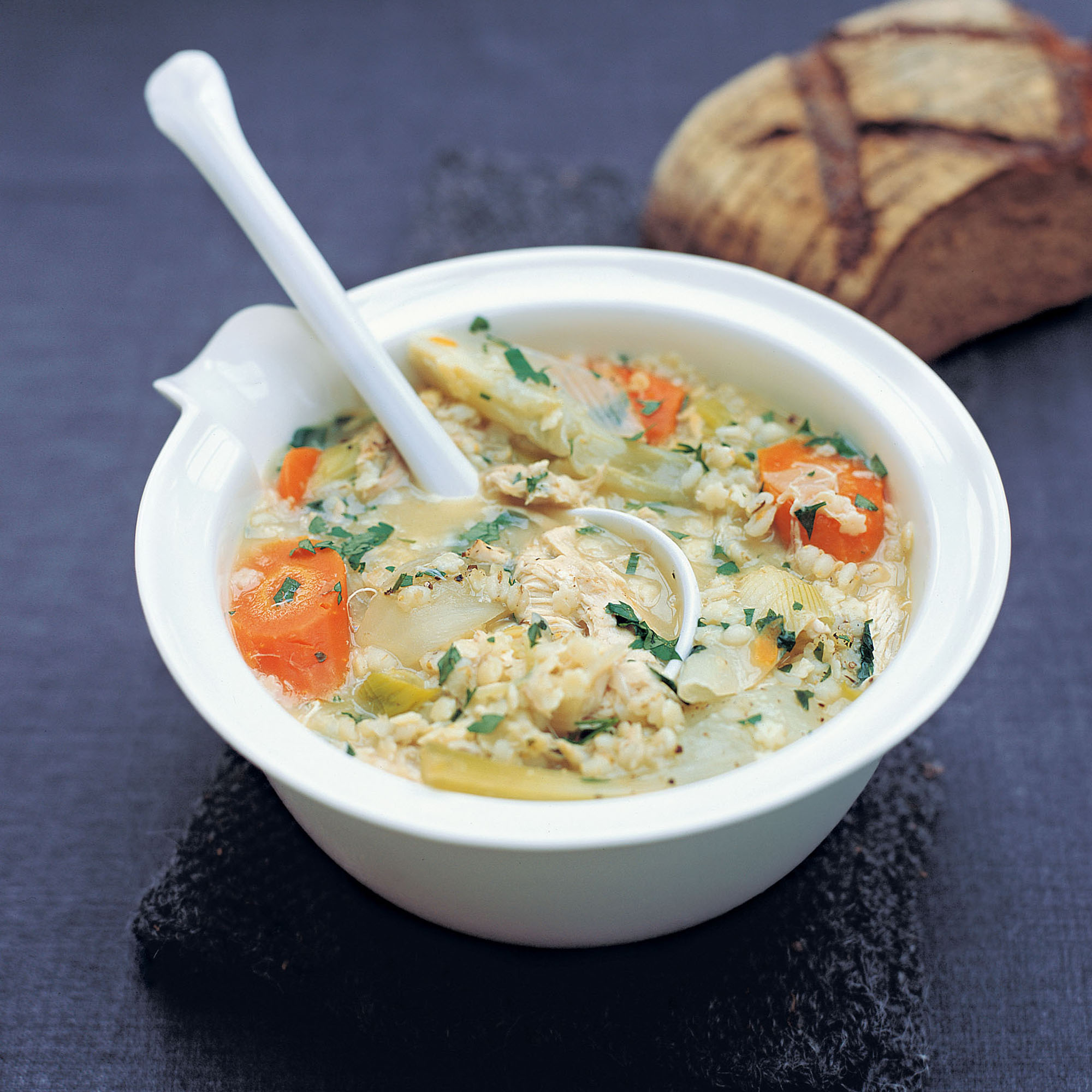 Chicken and barley broth recipe Chicken and barley broth recipe