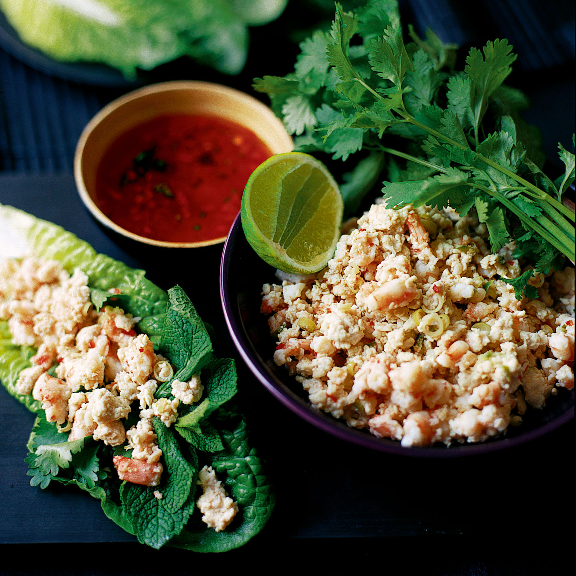 Vietnamese Chicken and Prawn Wraps Vietnamese Lemongrass, Chicken and Prawn Wraps recipe-recipe ideas-new recipes-woman and home