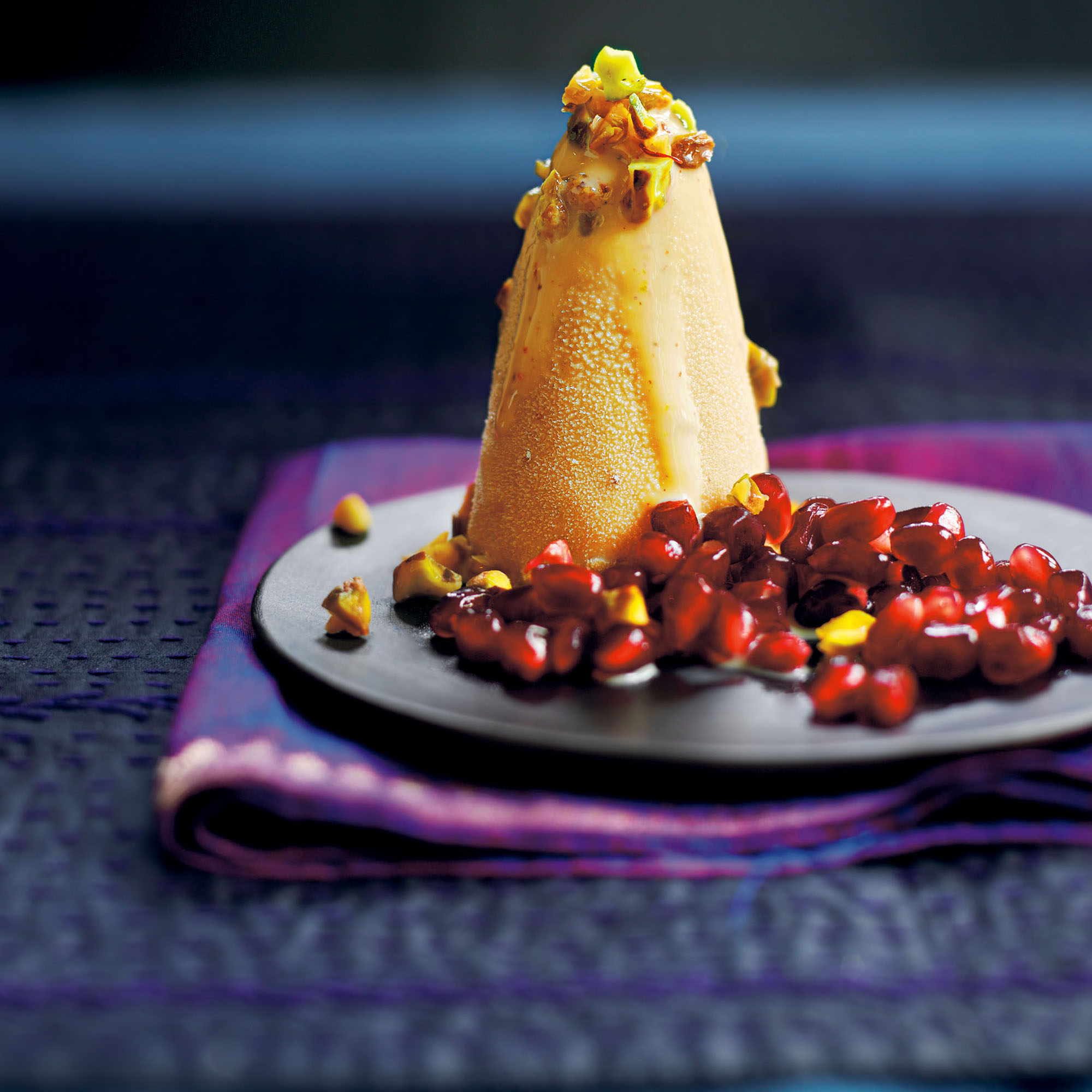Kulfi with pomegranate recipe Kulfi with pomegranate recipe