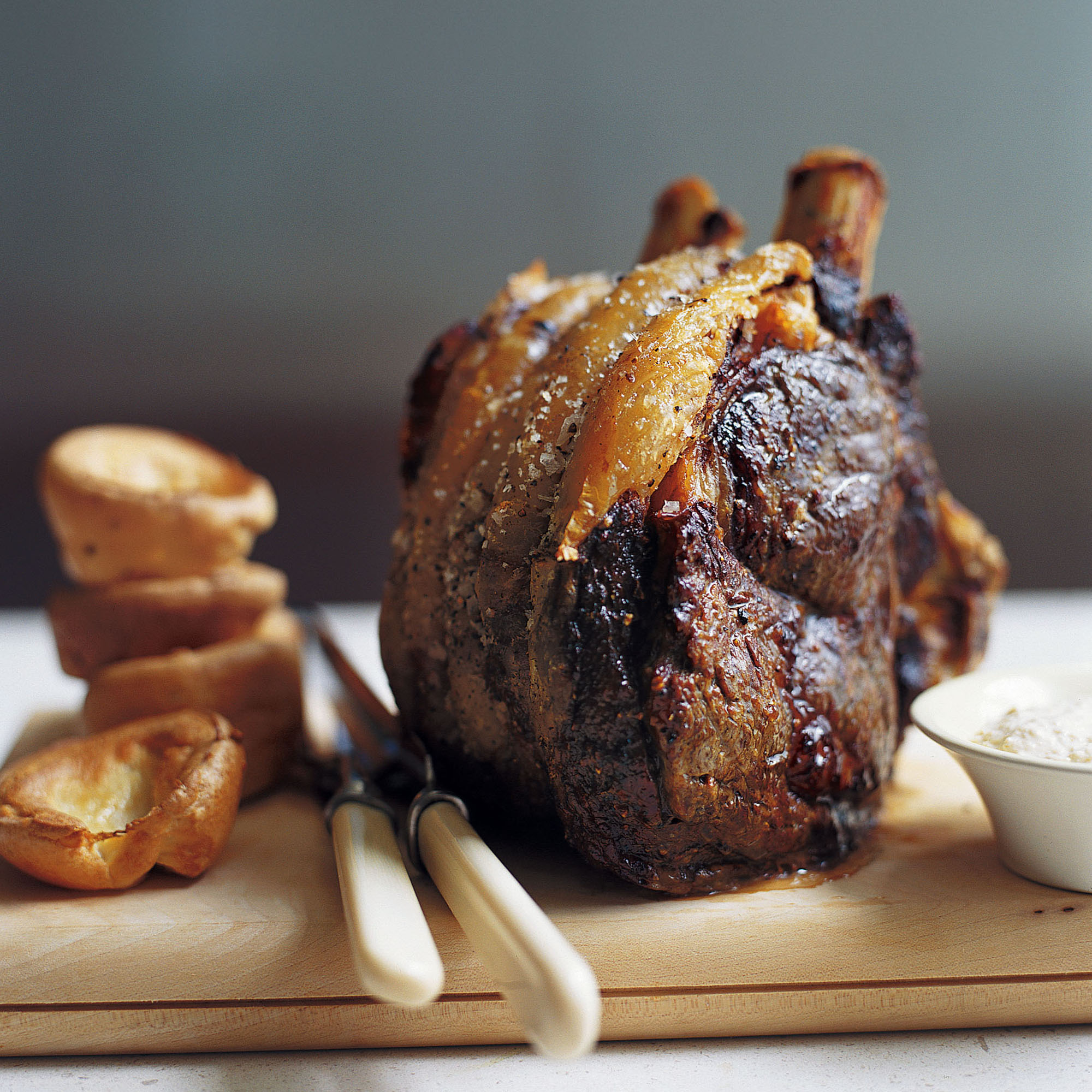 Roast Rib of Beef with Yorkshire Pudding Roast Rib of Beef with Yorkshire Pudding