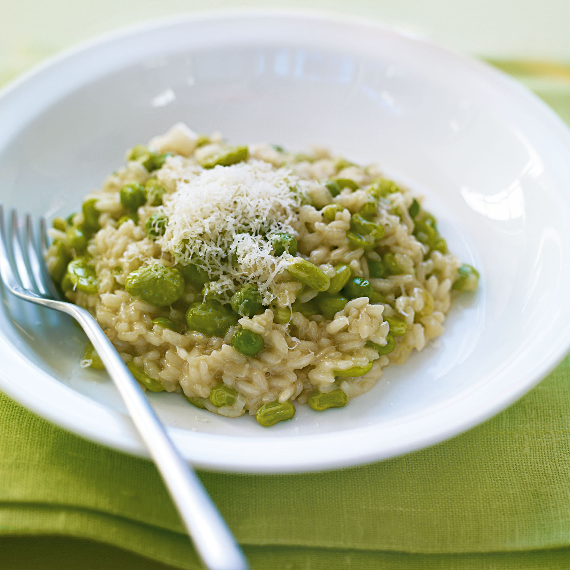 Freezer greens risotto recipe