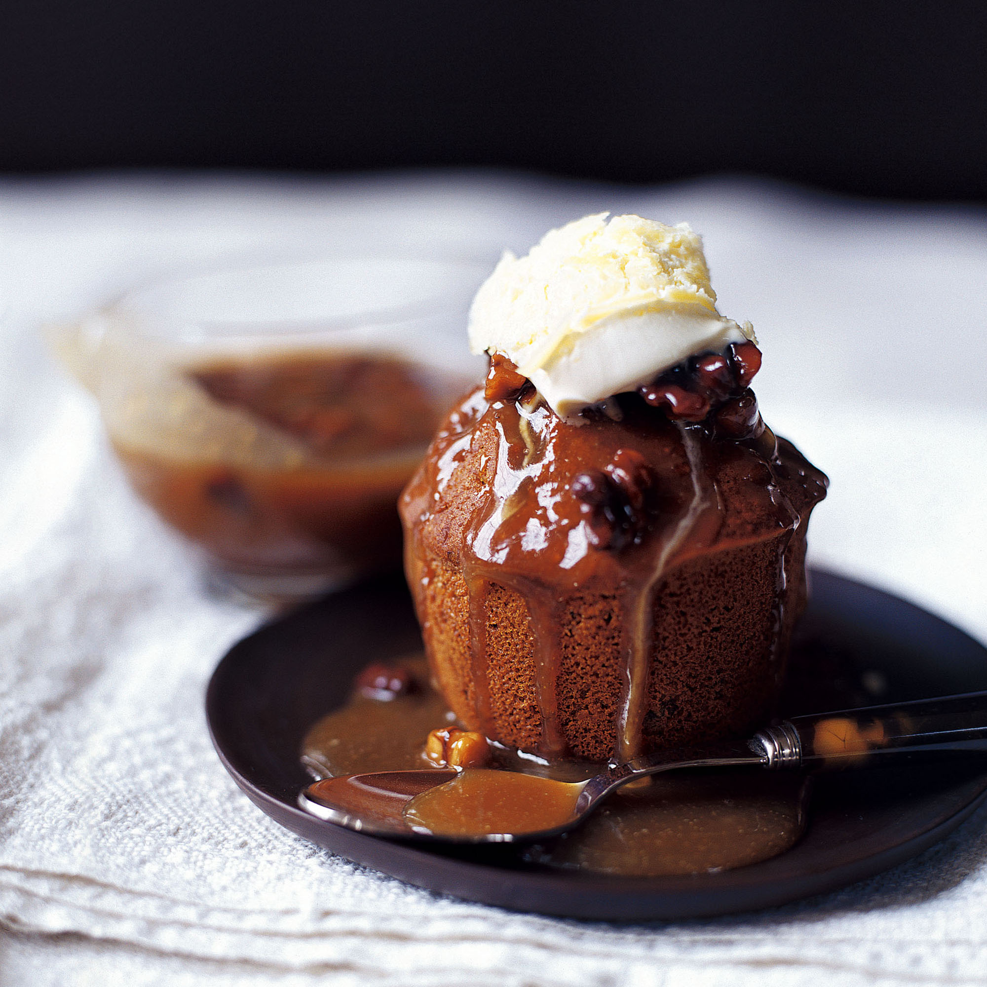 Sticky Fig and Walnut Pudding with Butterscotch Sauce Sticky Fig and Walnut Pudding Recipe-pudding recipes-recipe ideas-new recipes-woman and home