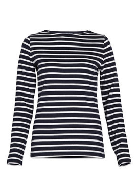 Petit Bateau Mercury Breton Jersey Top
