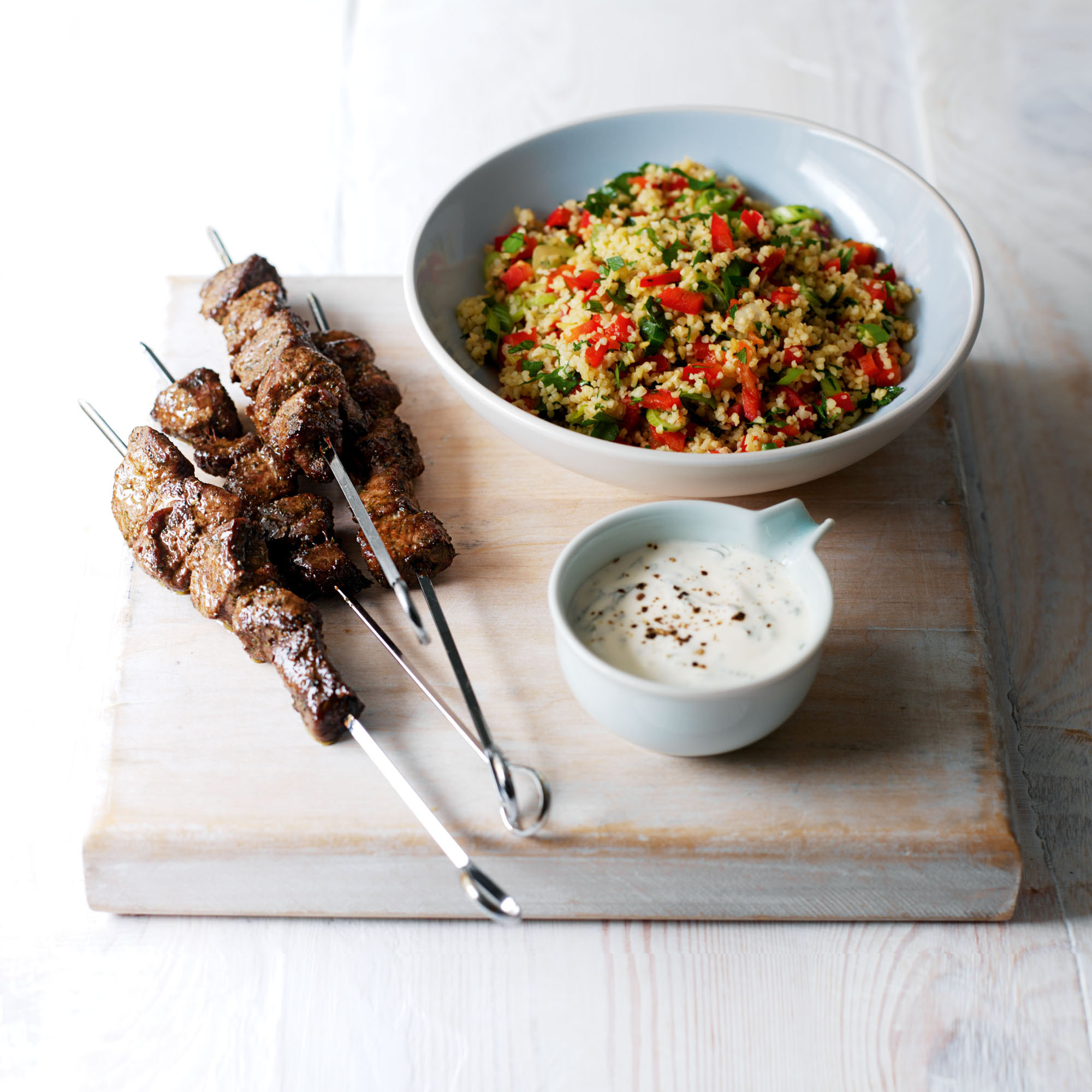 Spiced lamb skewers recipe Spiced lamb skewers recipe