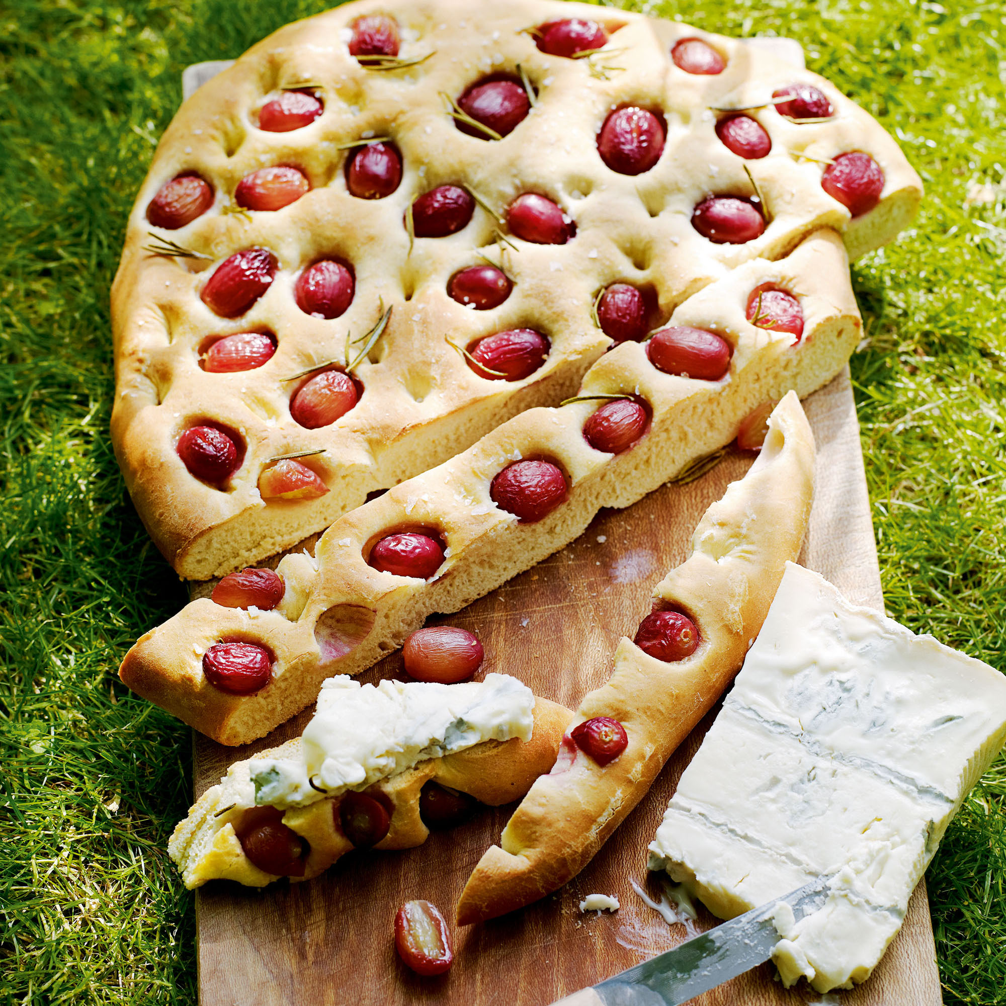 Simple Grape and Rosemary Foccacia Simple Grape and Rosemary Foccacia