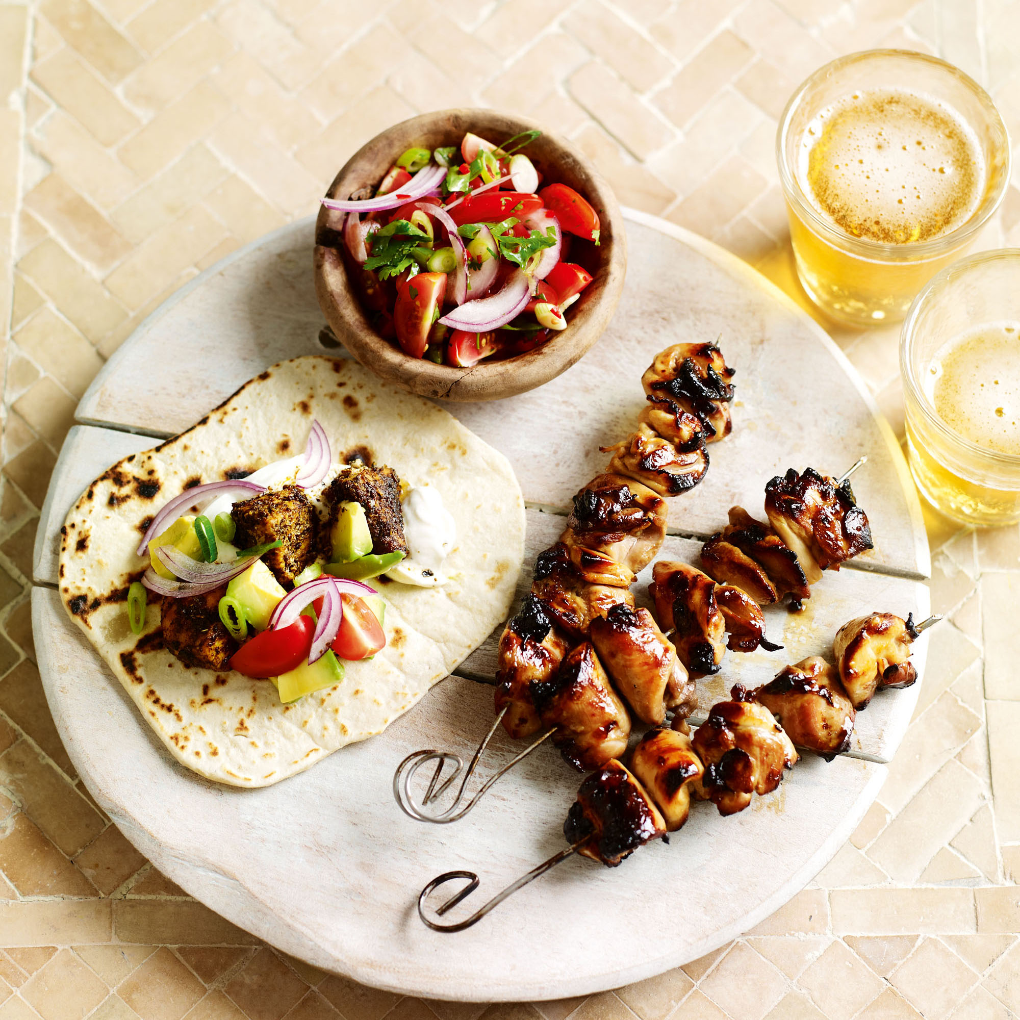 Spicy Grilled Skewers Spicy Grilled Skewers