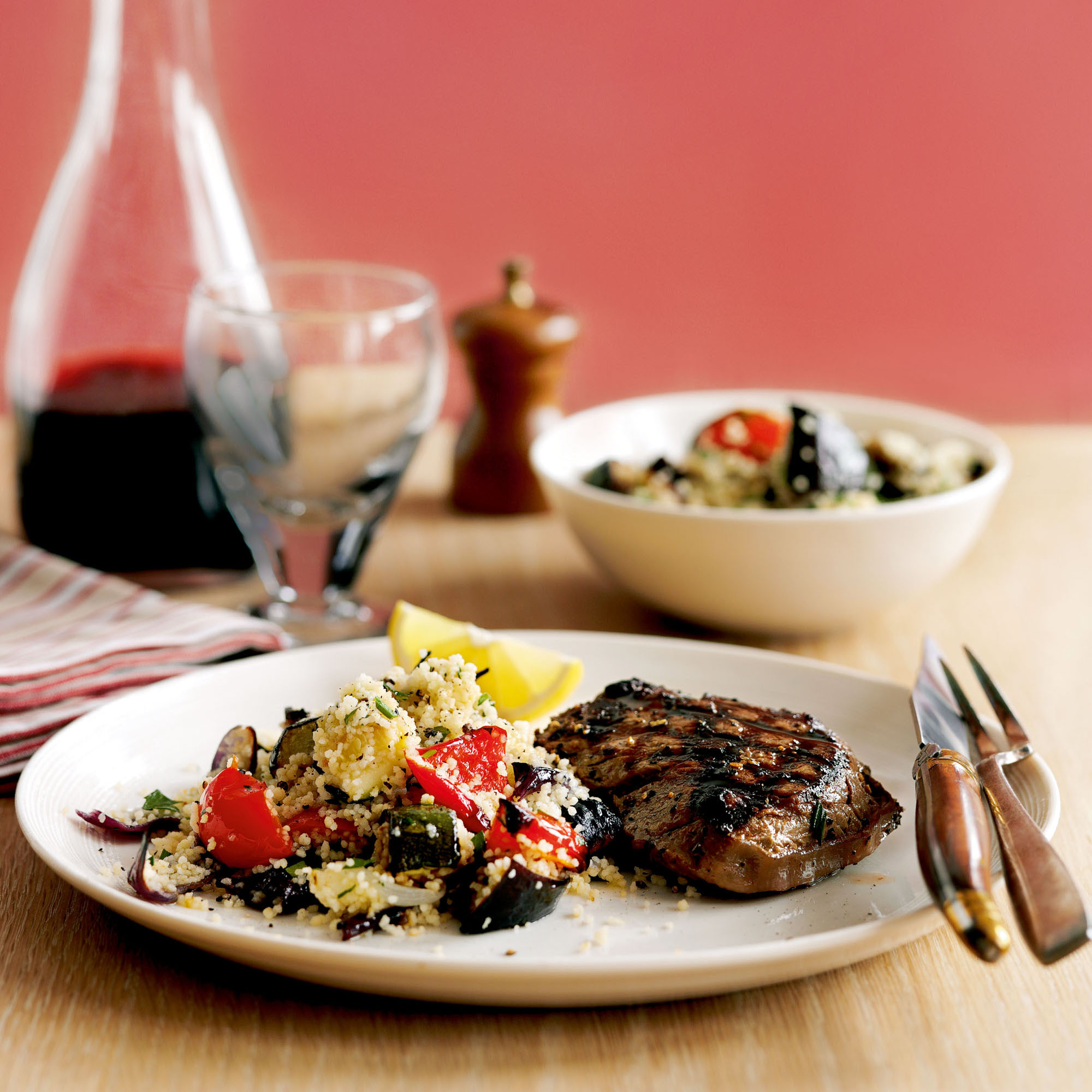 Rosemary Steak with Couscous Salad-steak recipes-recipe ideas-new recipes-woman and home