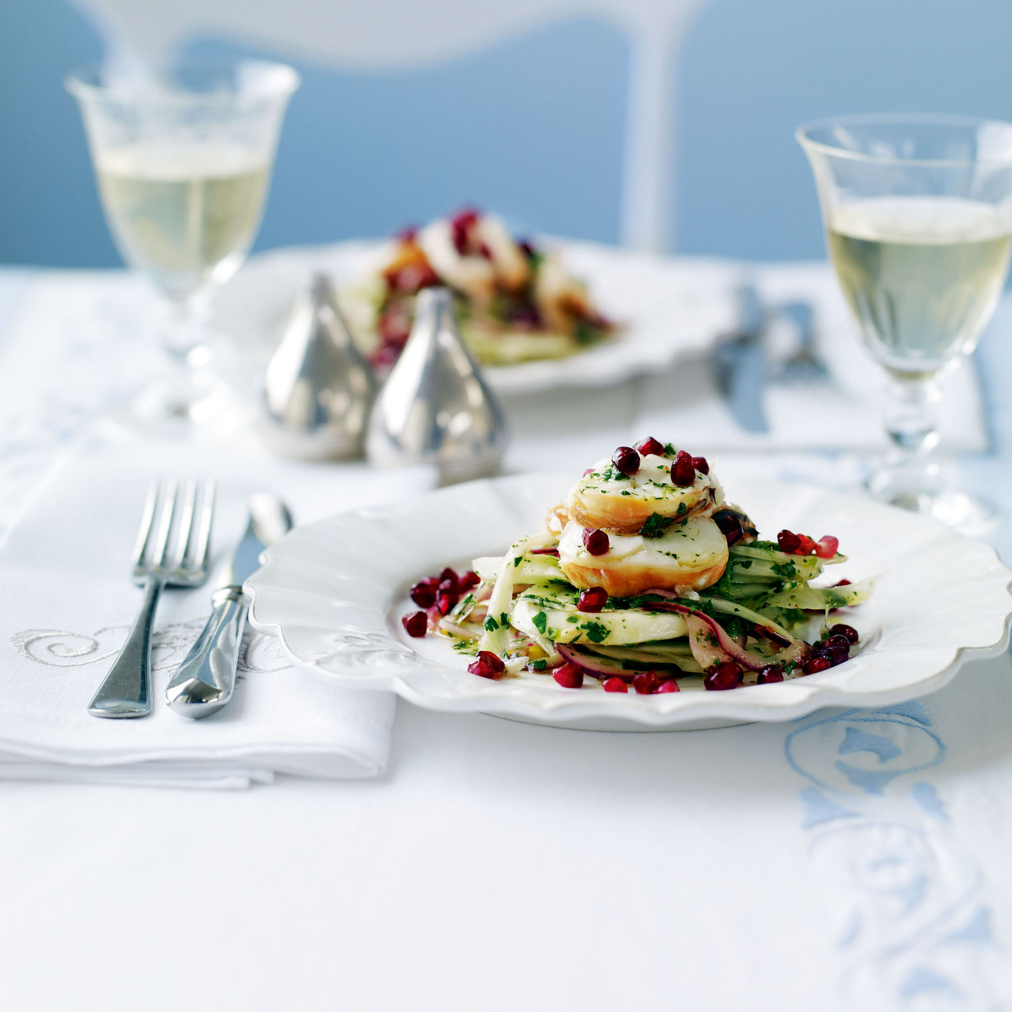 Fennel and Lobster Salad with Pomegranate Fennel and Lobster Salad with Pomegranate recipe-recipe ideas-new recipes-woman and home