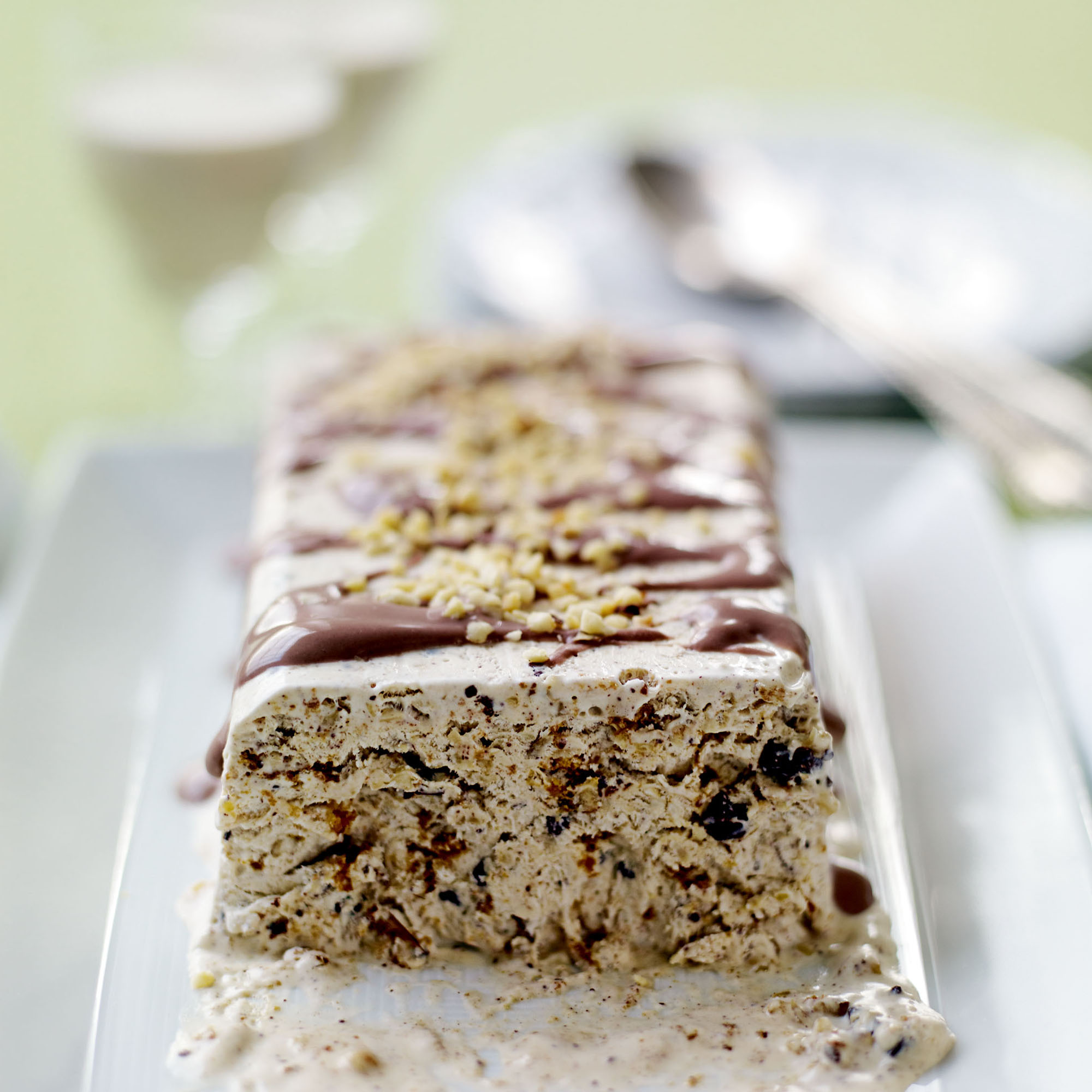 Coffee and hazelnut parfait with chilled mocha custard recipe Coffee and hazelnut parfait with chilled mocha custard recipe