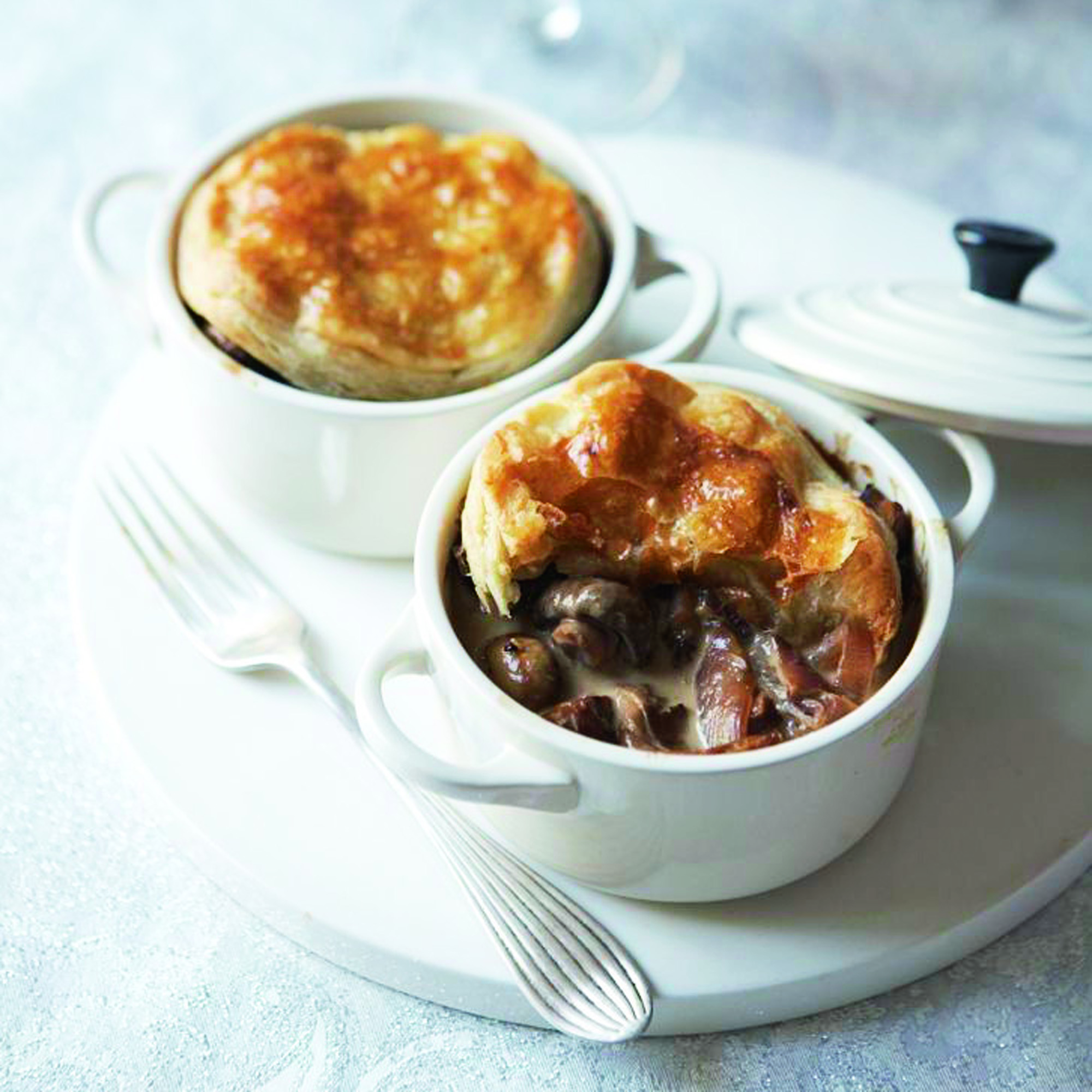 Chestnut, mushroom and cider pie recipe Chestnut, mushroom and cider pie recipe