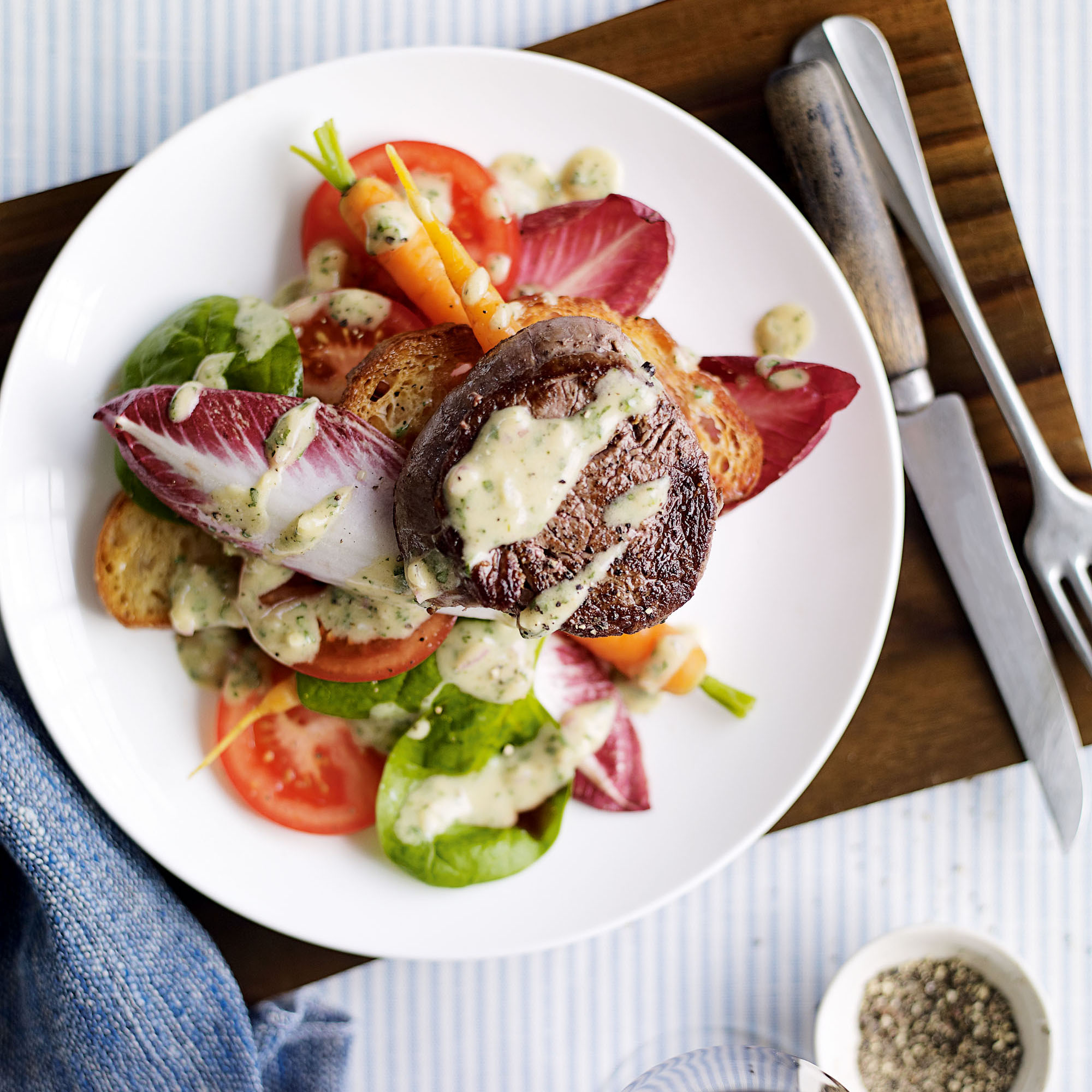 Warm Beef Fillet Salad Warm Beef Fillet Salad-woman and home-recipes