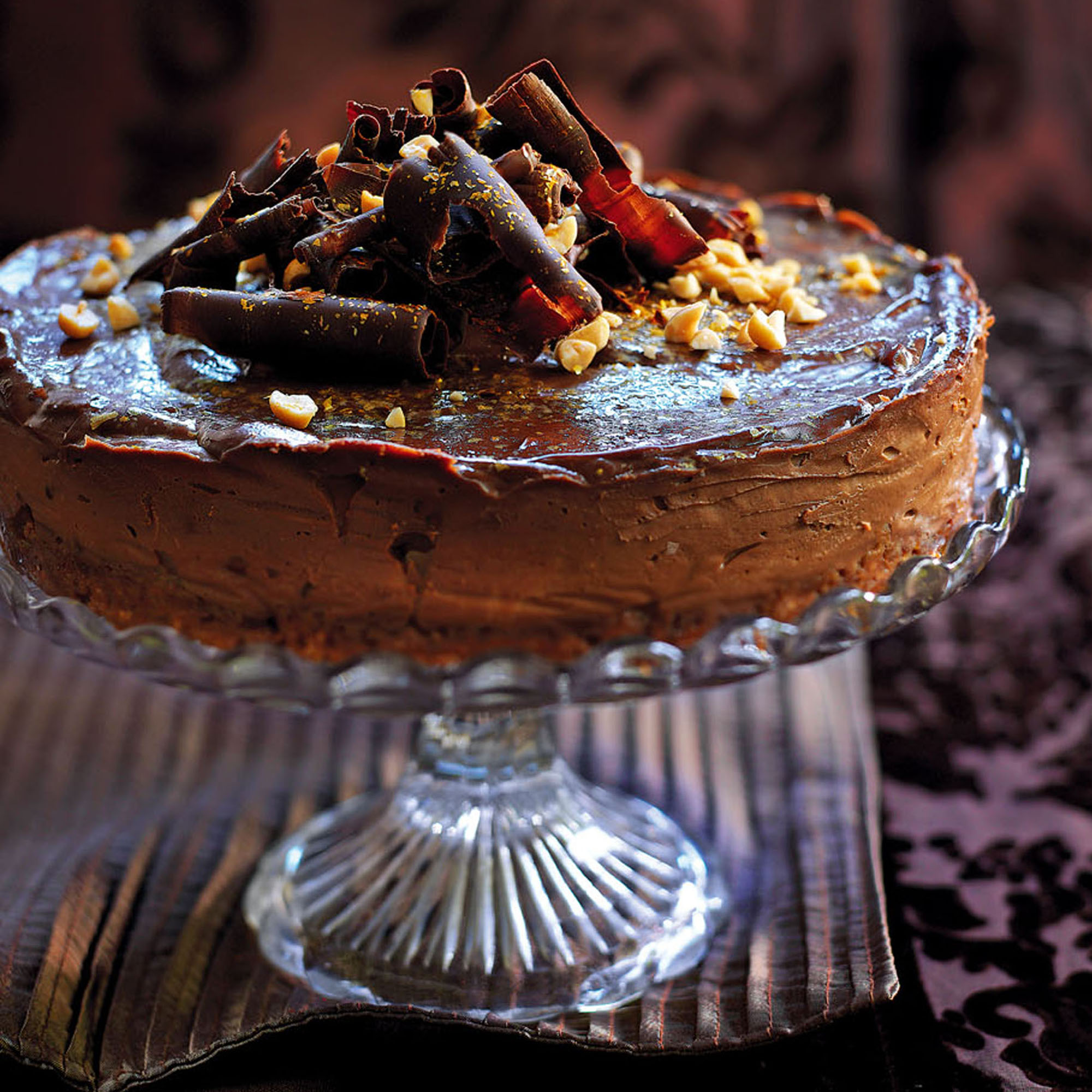 Chocolate and Salted Peanut Cheesecake Chocolate and Salted Peanut Cheesecake recipe-cake recipes-recipe ideas-new recipes-woman and home